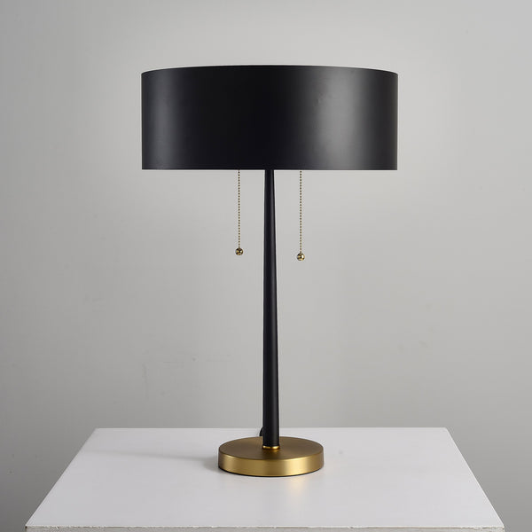 Annimus - ALT-COR-BRBK - Core - Two Light Table Lamp - Origin Collection - Matte Black - Matte Brass Base