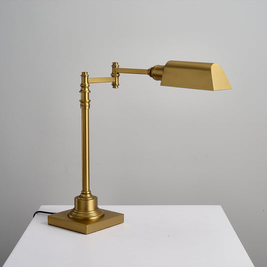 Annimus - ALT-PYP-BRBR - Pype - One Light Desk Lamp - Origin Collection - Matte Brass