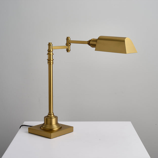Annimus - ALT-PYP-BRBR - Pype - One Light Desk Lamp - Origin Collection - Matte Brass