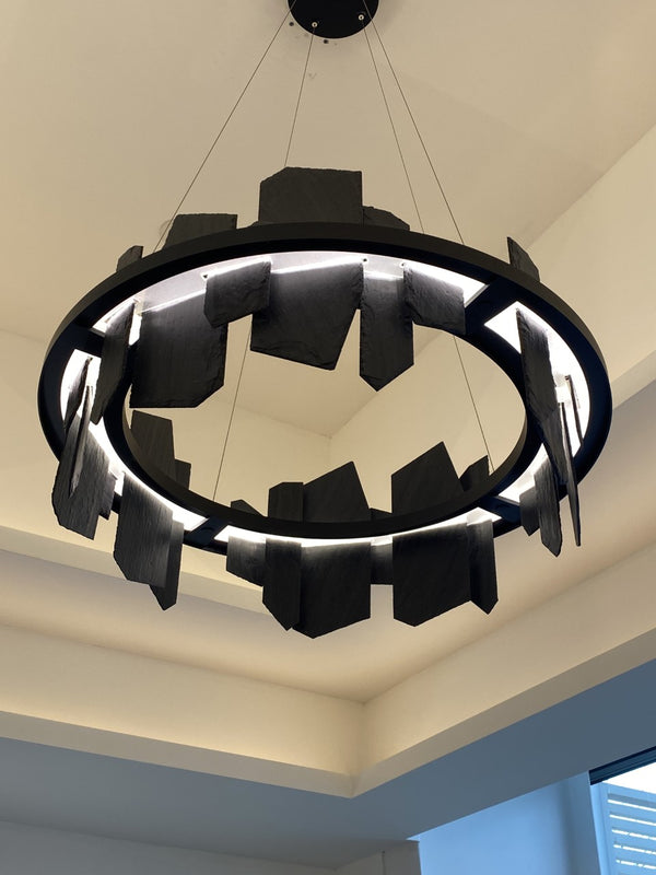 LED Pendant from the Ardesia Collection in Black Finish by Hubbardton Forge (Clearance Display, Final Sale)
