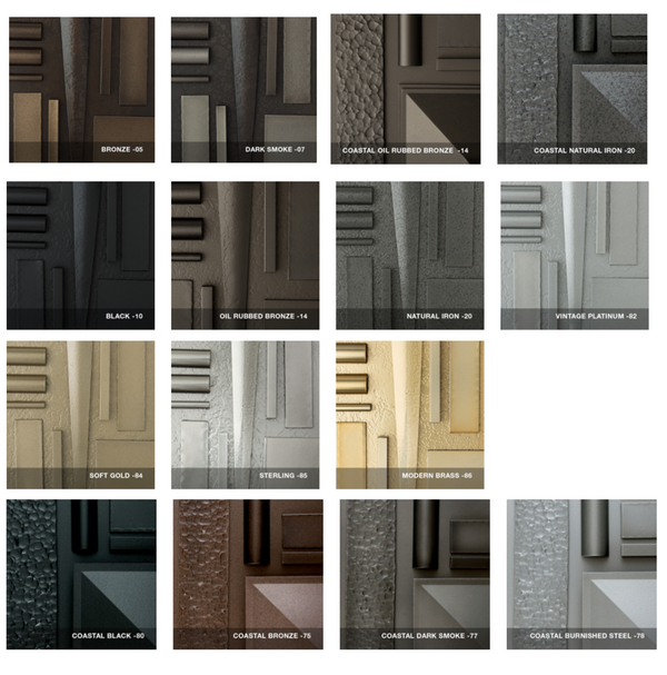 12 Light Semi-Flush Mount from the Mobius Collection by Hubbardton Forge