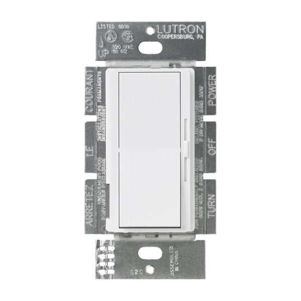 Diva 150W LED 3WY Dimmer in White Finish by Lutron (DVCL-153P-WH)