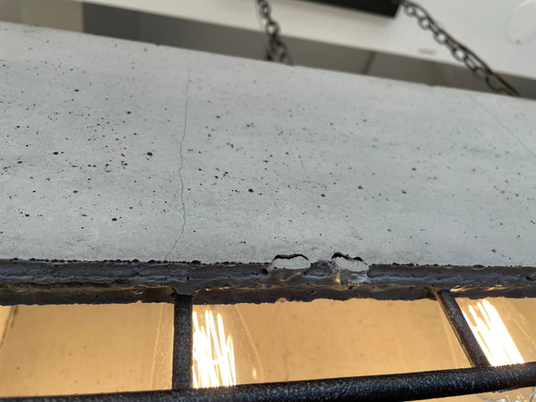 Four Light Linear Chandelier from the Brocca Collection in Silverdust Iron Finish by ELK Home (Clearance Display, Final Sale)