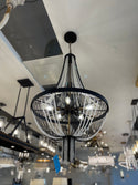 Five Light Chandelier from the Alexia Collection in Textured Black Finish by Kichler (Clearance Display, Final Sale)