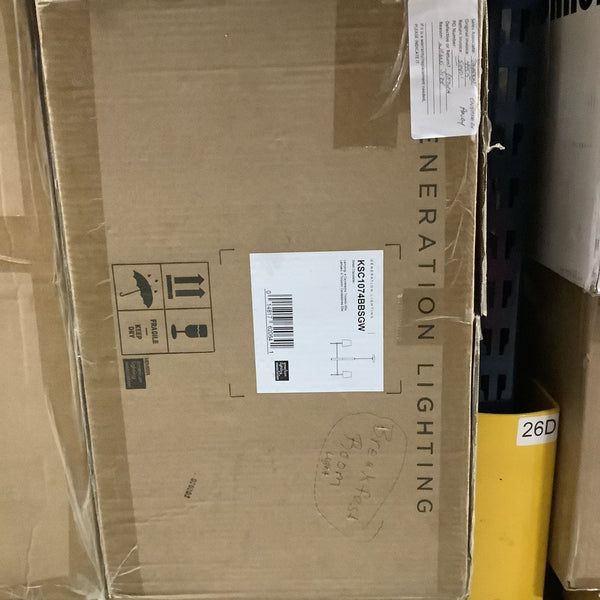 kate spade Monroe 4 Light 28 inch Burnished Brass / Gloss White Chandelier Ceiling Light (Final Sale)