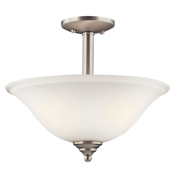 LED Pendant/Semi Flush from the Armida Collection in Brushed Nickel Finish by Kichler