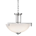 LED Pendant/Semi Flush from the Eileen Collection in Chrome Finish by Kichler