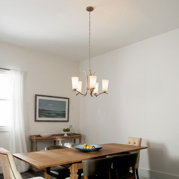 LED Chandelier from the Armida Collection in Olde Bronze Finish by Kichler