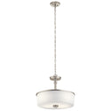 LED Pendant/Semi Flush from the Joelson Collection in Brushed Nickel Finish by Kichler