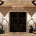 LED Outdoor Wall Mount from the Argyle Collection in Weathered Zinc Finish by Kichler