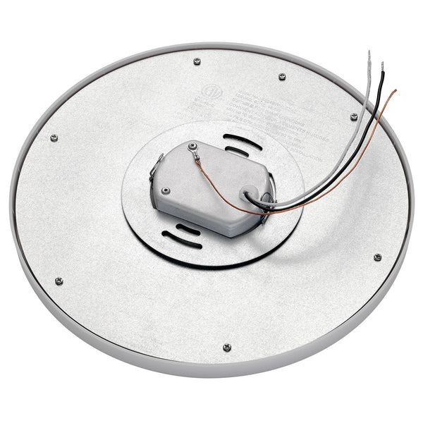 LED Flushmount from the Zeo Collection in Brushed Nickel Finish by Kichler
