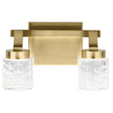 LED Vanity from the Rene Collection in Champagne Gold Finish by Kichler