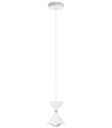 LED Mini Pendant from the Kordan Collection in Matte White Finish by Kichler