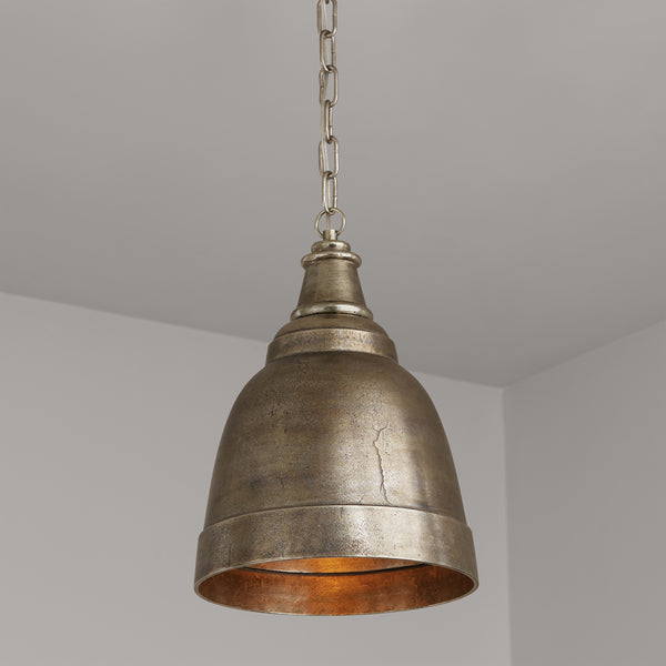 One Light Pendant from the Sedona Collection in Oxidized Nickel Finish by Capital Lighting