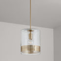 One Light Pendant from the Marion Collection in Polished Brass Finish by Capital Lighting