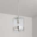 One Light Pendant from the Marion Collection in Polished Nickel Finish by Capital Lighting