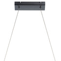 LED Linear Chandelier from the Rowan Collection in Matte Black Finish by Kichler