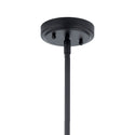 One Light Pendant from the Everly Collection in Black Finish by Kichler