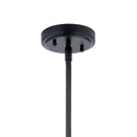 One Light Pendant from the Everly Collection in Black Finish by Kichler