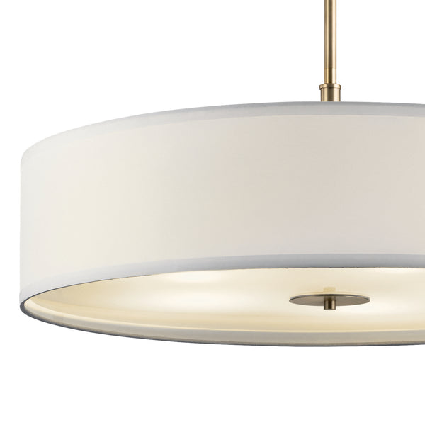 Five Light Pendant from the No Family Collection in Classic Bronze Finish by Kichler
