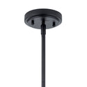 One Light Mini Pendant from the Everly Collection in Black Finish by Kichler