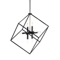 Eight Light Chandelier from the Cartone Collection in Black Finish by Kichler