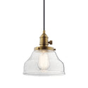 One Light Mini Pendant from the Avery Collection in Natural Brass Finish by Kichler
