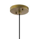 One Light Pendant from the Avery Collection in Natural Brass Finish by Kichler