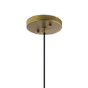 One Light Mini Pendant from the Avery Collection in Natural Brass Finish by Kichler