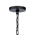 Five Light Chandelier from the Crosby Collection in Black Finish by Kichler
