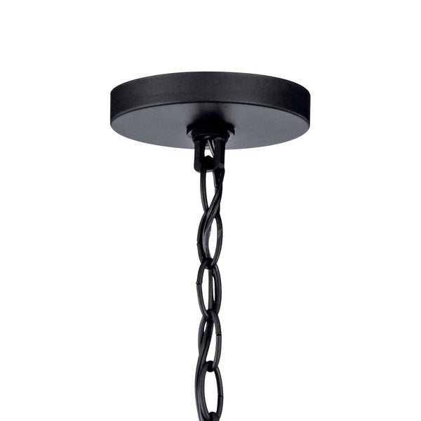 Five Light Chandelier from the Crosby Collection in Black Finish by Kichler