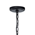Three Light Chandelier from the Winslow Collection in Black Finish by Kichler
