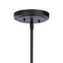 Eight Light Chandelier from the Winslow Collection in Black Finish by Kichler