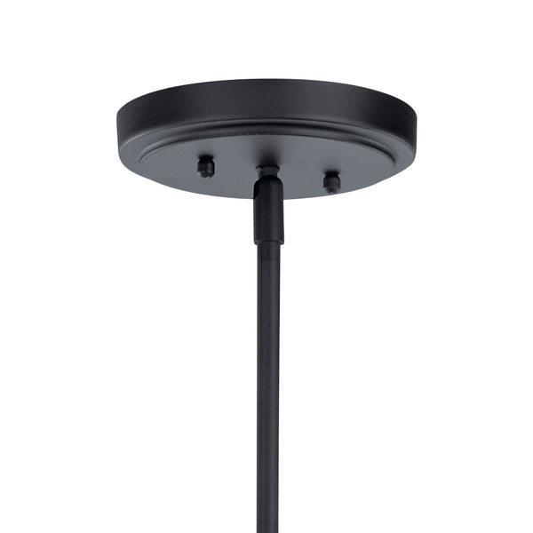Eight Light Chandelier from the Winslow Collection in Black Finish by Kichler