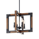Four Light Chandelier/Semi Flush Mount from the Marimount Collection in Auburn Stained Finish Finish by Kichler