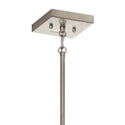 One Light Mini Pendant from the Moorgate Collection in Distressed Antique White Finish by Kichler