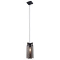 One Light Mini Pendant from the Ridgewood Collection in Textured Black Finish by Kichler