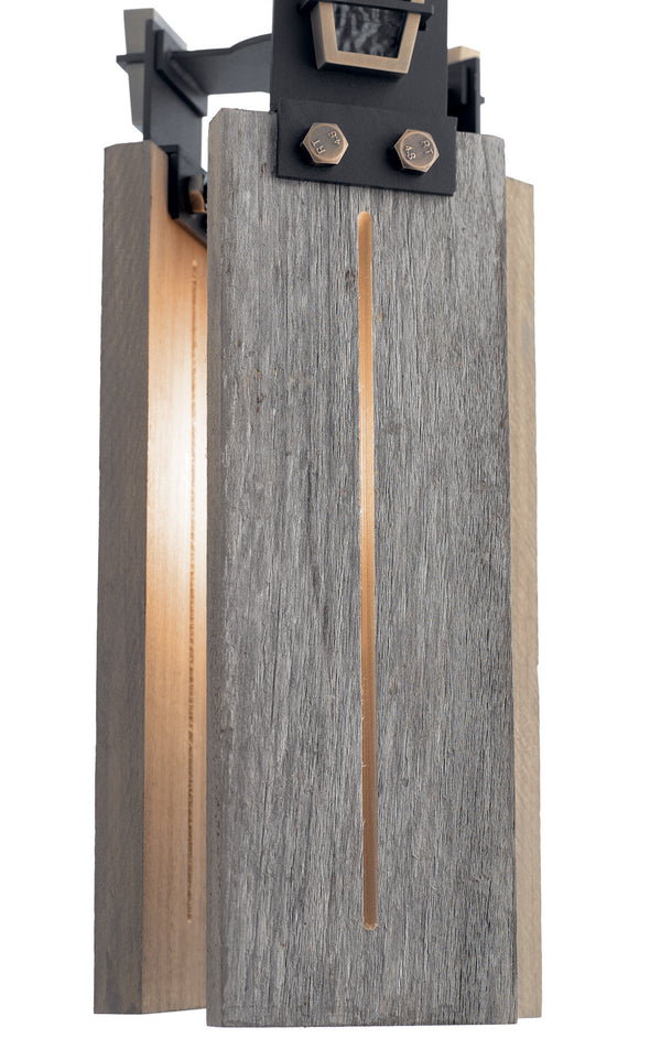 One Light Mini Pendant from the Ridgewood Collection in Textured Black Finish by Kichler