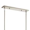 Seven Light Linear Chandelier from the Lente Collection in Brushed Nickel Finish by Kichler