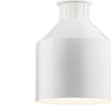 One Light Mini Pendant from the Montauk Collection in White Finish by Kichler