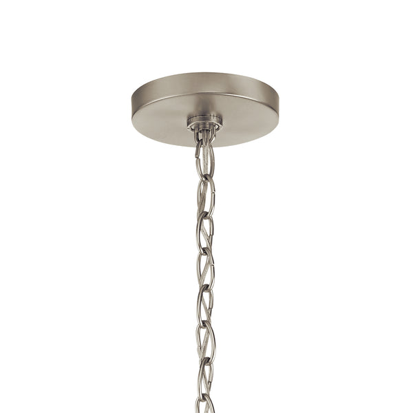 Five Light Chandelier from the Valserrano Collection in Brushed Nickel Finish by Kichler