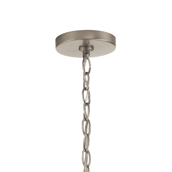 Nine Light Chandelier from the Valserrano Collection in Brushed Nickel Finish by Kichler