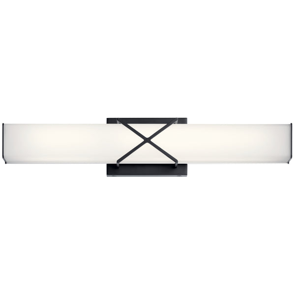 LED Linear Bath from the Trinsic Collection in Matte Black Finish by Kichler