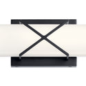 LED Linear Bath from the Trinsic Collection in Matte Black Finish by Kichler