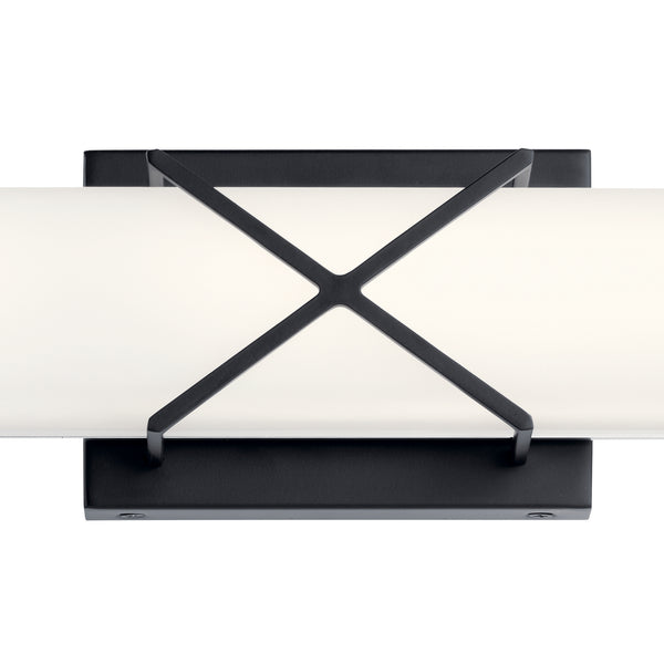 LED Linear Bath from the Trinsic Collection in Matte Black Finish by Kichler