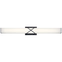 LED Linear Bath from the Trinsic Collection in Matte Black Finish by Kichler
