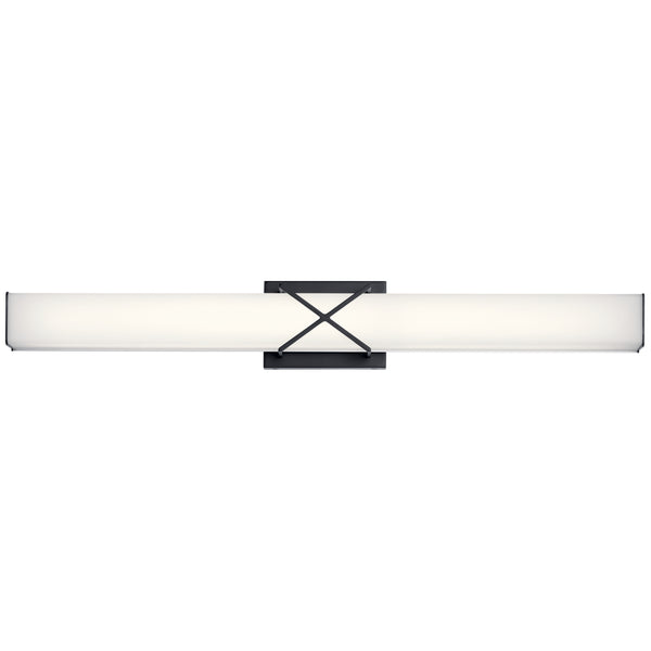 LED Linear Bath from the Trinsic Collection in Matte Black Finish by Kichler