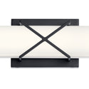 LED Linear Bath from the Trinsic Collection in Matte Black Finish by Kichler