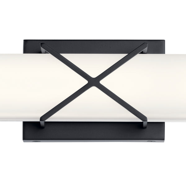 LED Linear Bath from the Trinsic Collection in Matte Black Finish by Kichler