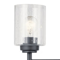 Three Light Bath from the Winslow Collection in Black Finish by Kichler